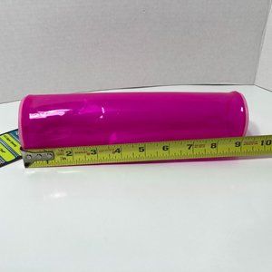 5 Pink Makeup Bag Pencil Case Zipper Organizer Tube